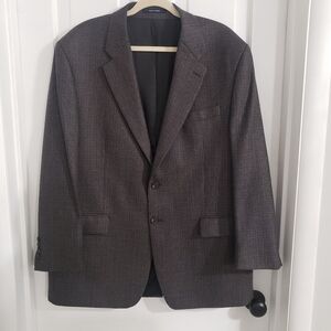 VTG Lauren Ralph Lauren Mens Blazer SIZE 46R 100% Lambs Wool Houndstooth Classic